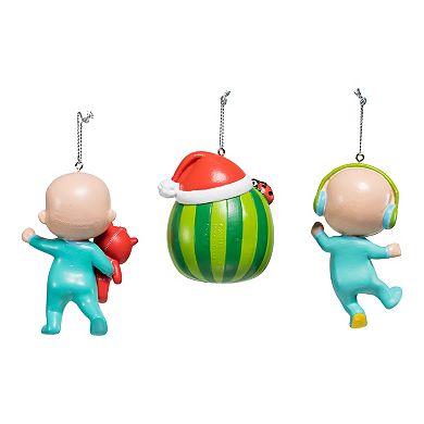 CoComelon Christmas Ornament 3-piece Set