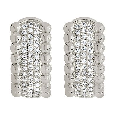 MC Collective Cubic Zirconia Ellerie Micro Hoop Earrings