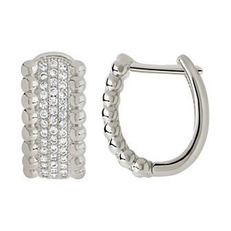 MC Collective Cubic Zirconia Ellerie Micro Hoop Earrings