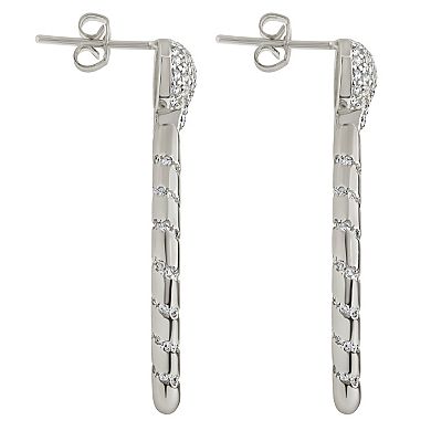 MC Collective Cubic Zirconia Gisele Drop Stud Earrings