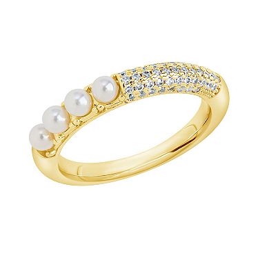 MC Collective Faux Pearl Evelyn Ring