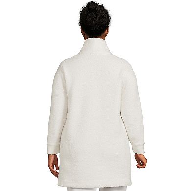 Plus Size Lands' End Boucle Coat