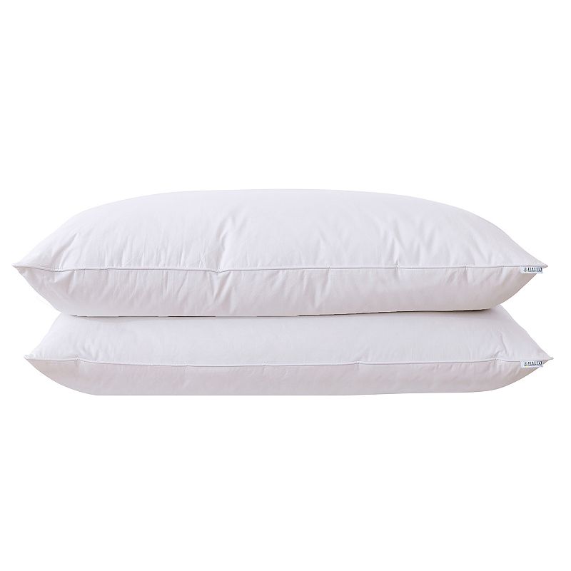 St James Home Firefly Twin Pack White Goose Nano Down and Feather Pillows - King