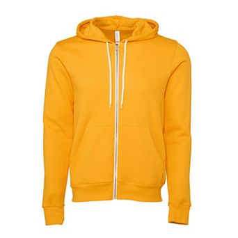 Canvas Unixex Zip-up Polycotton Fleece Hooded Sweatshirt / Hoodie