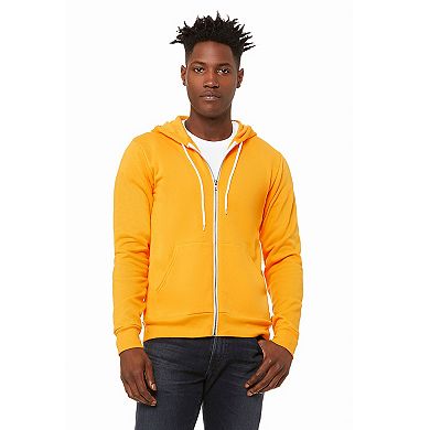 Canvas Unixex Zip-up Polycotton Fleece Hooded Sweatshirt / Hoodie