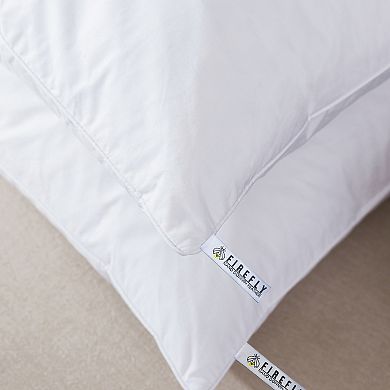 Firefly White Goose Feather & Down 2-Piece Pillow Set