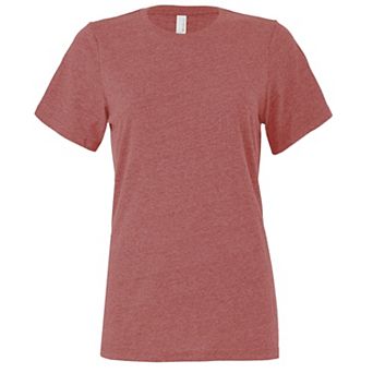 Bella + Canvas Womens/Ladies Heather Jersey Relaxed Fit T-Shirt