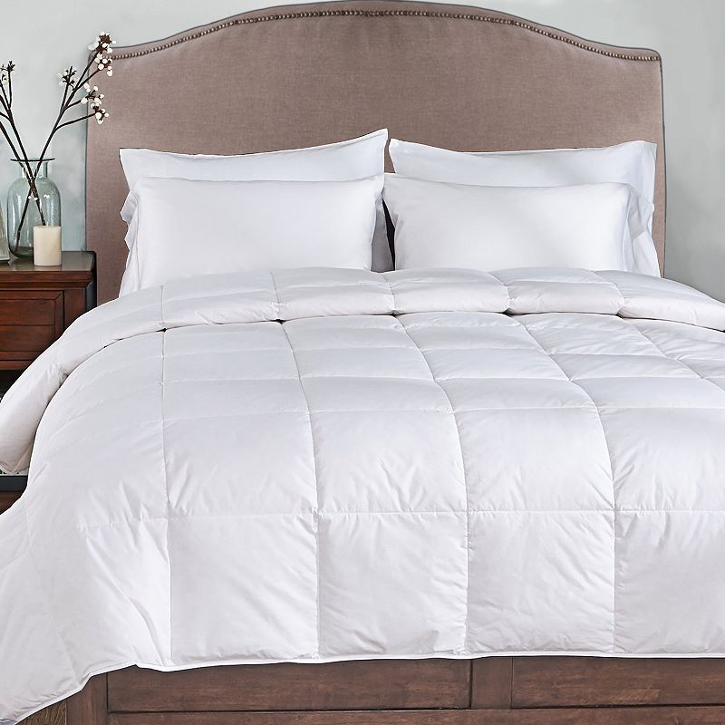 Firefly Lightweight White Goose Nano Down & Feather Comforter, Full/Queen