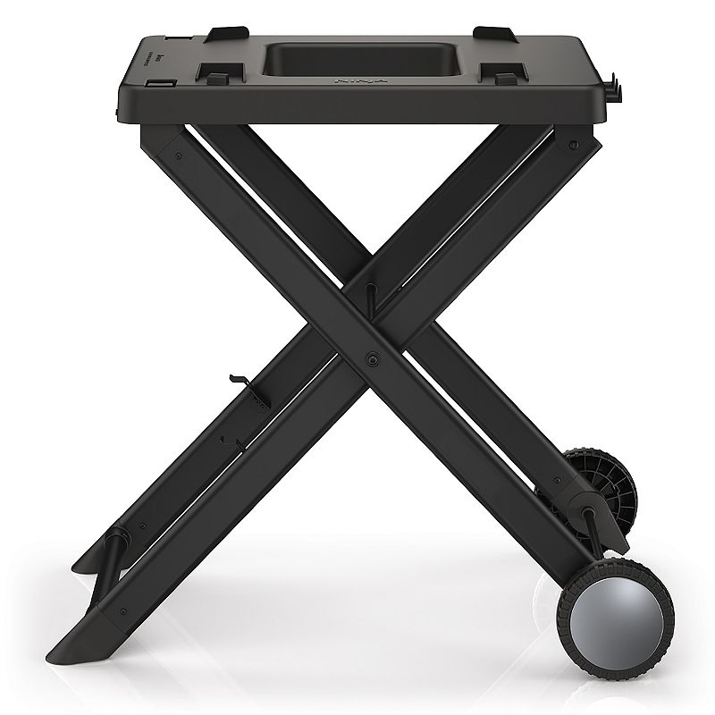 Ninja Woodfire Collapsible Outdoor Grill Stand, Compatible with Ninja Woodfire Grills (OG700 series) - Black