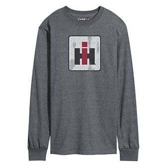 Men's Case IH Logo Distressed Long Sleeve