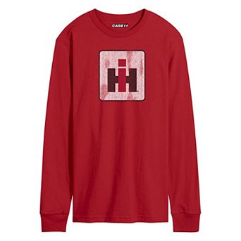 Men's Case IH Logo Distressed Long Sleeve