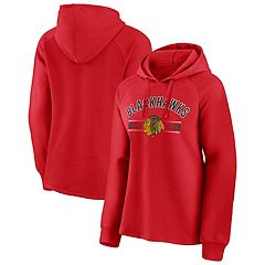 Chicago Blackhawks Starter Defense Pullover Sweatshirt - Cream/Red