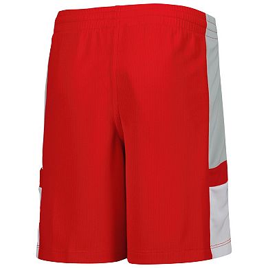 Youth Scarlet Ohio State Buckeyes Lateral Mesh Performance Shorts