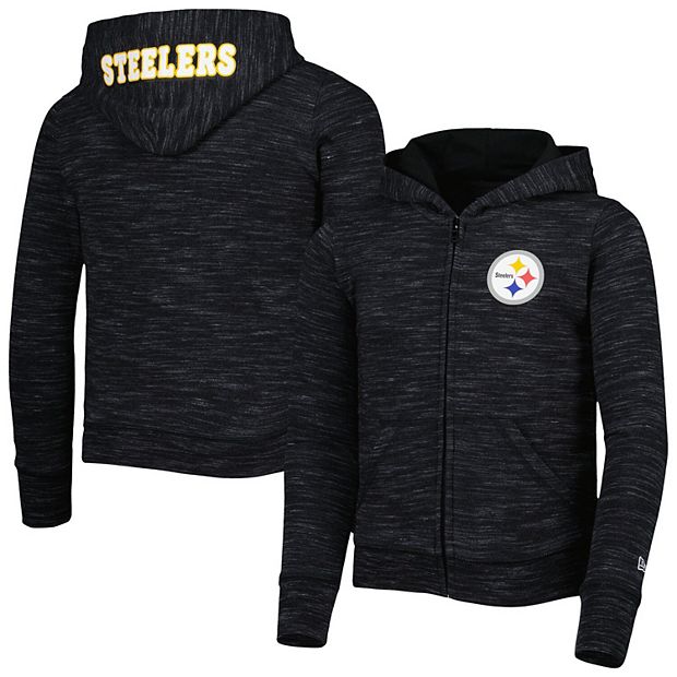 Pittsburgh Steelers Youth Zipped Hooded Sweatshirt