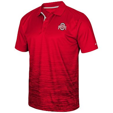 Men's Colosseum Scarlet Ohio State Buckeyes Marshall Polo