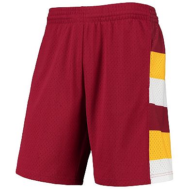 Men's Mitchell & Ness Wine Cleveland Cavaliers 1979-80 Hardwood Classics Swingman Shorts