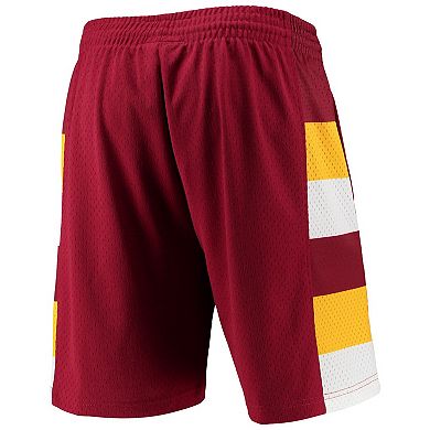 Men's Mitchell & Ness Wine Cleveland Cavaliers 1979-80 Hardwood Classics Swingman Shorts