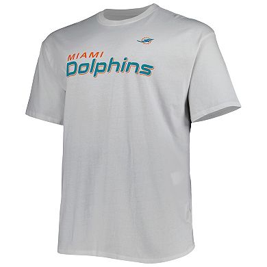 Men's Fanatics Branded White Miami Dolphins Big & Tall Hometown Collection Hot Shot T-Shirt
