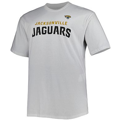 Men's Fanatics Branded White Jacksonville Jaguars Big & Tall Hometown Collection Hot Shot T-Shirt