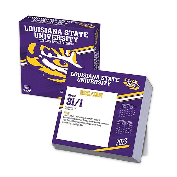 LSU Tigers 2023 Box Calendar