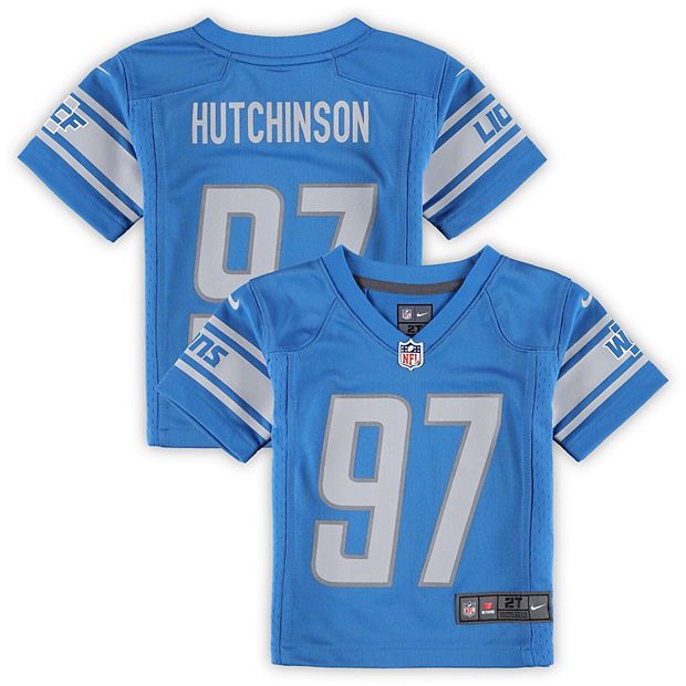 Toddler Nike Aidan Hutchinson Blue Detroit Lions Game Jersey
