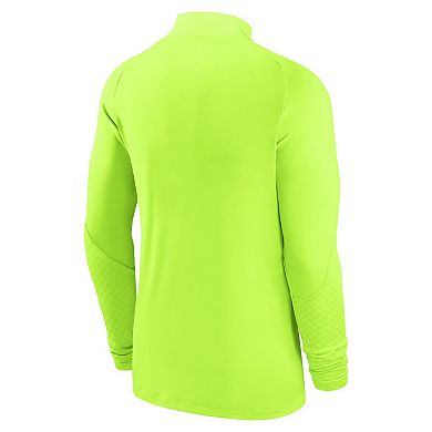 Men's Nike Yellow Tottenham Hotspur 2022/23 Strike Drill Performance Raglan Quarter-Zip Long Sleeve Top