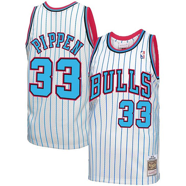 Chicago Bulls Pippen Mitchell & Ness Pinstripe Swingman 95-96 Jersey  Men XL