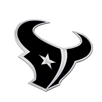 WinCraft Houston Texans Team Chrome Car Emblem