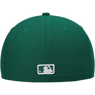 Men's New Era Kelly Green Arizona Diamondbacks Logo White 59FIFTY Fitted Hat