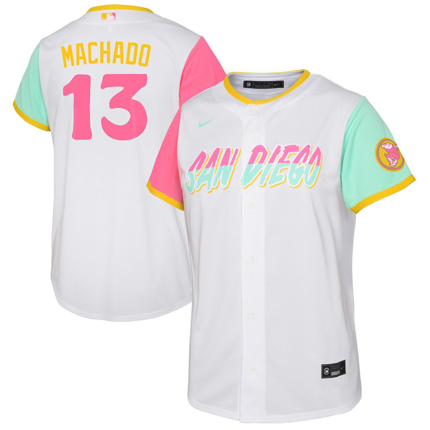 Men's Manny Machado Brown/Heathered Charcoal San Diego Padres Big & Tall  Jersey Player Name 