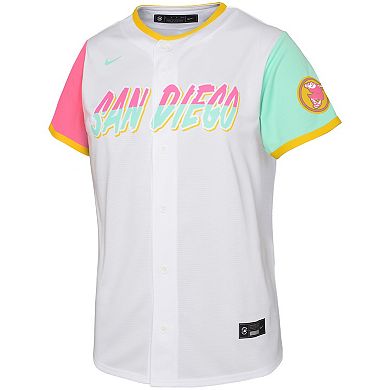 Toddler Nike Manny Machado White San Diego Padres 2022 City Connect Replica Player Jersey