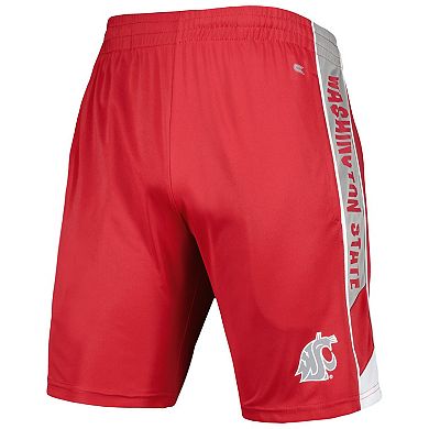 Men's Colosseum Crimson Washington State Cougars Pool Time Shorts