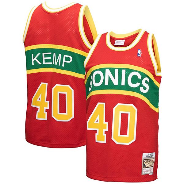 Shawn Kemp Seattle SuperSonics Mitchell & Ness 1994-95 Hardwood Classics Reload 3.0 Swingman Jersey - Red