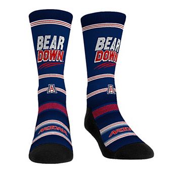 Rock Em Socks Arizona Wildcats Team Slogan Crew Socks