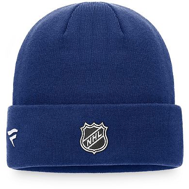 Men's Fanatics Branded Royal Toronto Maple Leafs Authentic Pro Locker Room Cuffed Knit Hat