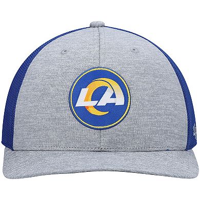 Men's '47 Heathered Gray/Royal Los Angeles Rams Motivator Flex Hat