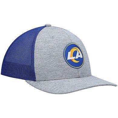 Men's '47 Heathered Gray/Royal Los Angeles Rams Motivator Flex Hat