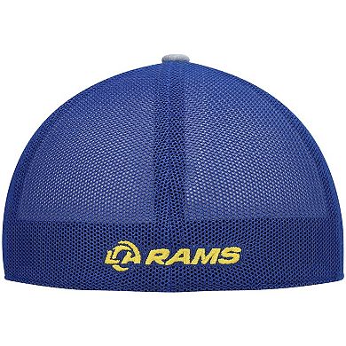 Men's '47 Heathered Gray/Royal Los Angeles Rams Motivator Flex Hat