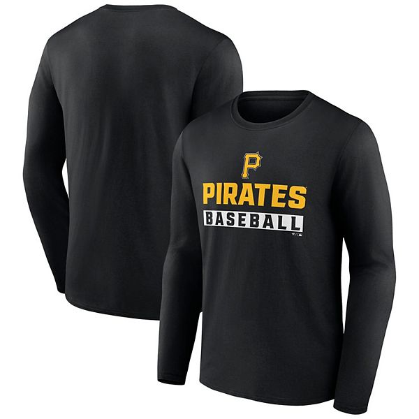 Men's Fanatics Branded Black Pittsburgh Pirates Let's Go Long