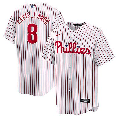 Men's Nike Nick Castellanos White Philadelphia Phillies Replica Player Jersey