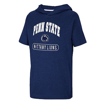 Youth Colosseum Navy Penn State Nittany Lions Varsity Hooded T-Shirt