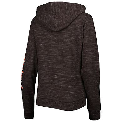 Women's New Era Brown Cleveland Browns Reverse Full-Zip Hoodie