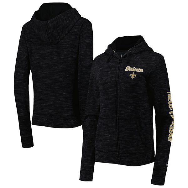 New Era Saints Women’s 1/4 Zip Large / Black