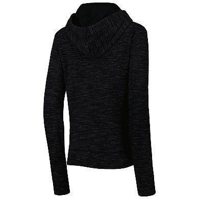 Women's New Era Black New Orleans Saints Reverse Full-Zip Hoodie