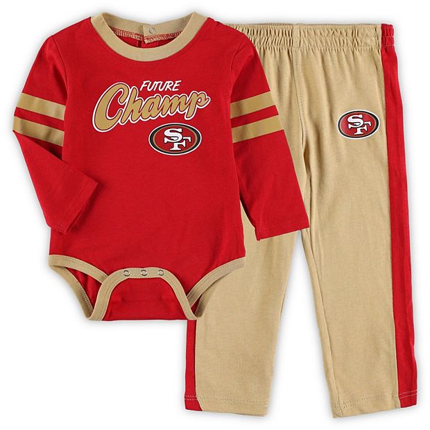 49ers infant/baby 3pc outfit 49ers baby gift 49ers newborn 49ers baby  clothes