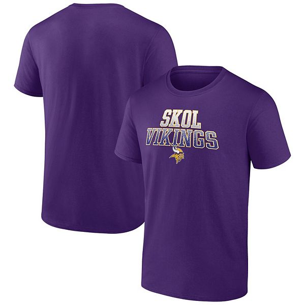 47 Brand / Men's Minnesota Vikings Purple Offset Scrum T-Shirt