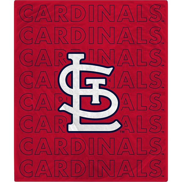 St. Louis Cardinals Pegasus 50 x 60 Repeat Wordmark Fleece Blanket