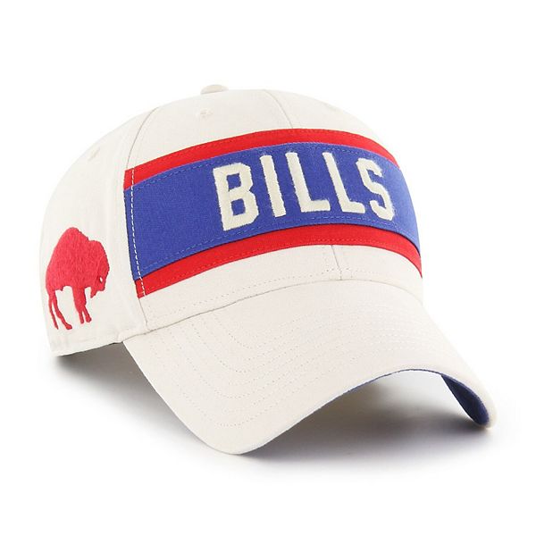 Men's '47 Cream Buffalo Bills Crossroad MVP Adjustable Hat