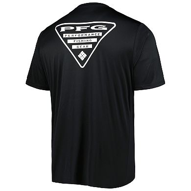 Men's Columbia Black LAFC Terminal Tackle Omni-Shade T-Shirt