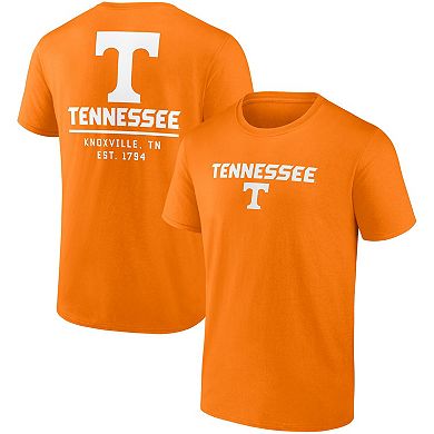 Men's Fanatics Branded Tennessee Orange Tennessee Volunteers Game Day 2-Hit T-Shirt